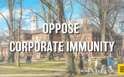 Massachusetts Students Demand Universities Stop Lobbying for the GOP’s COVID-19 Corporate Immunity Plan