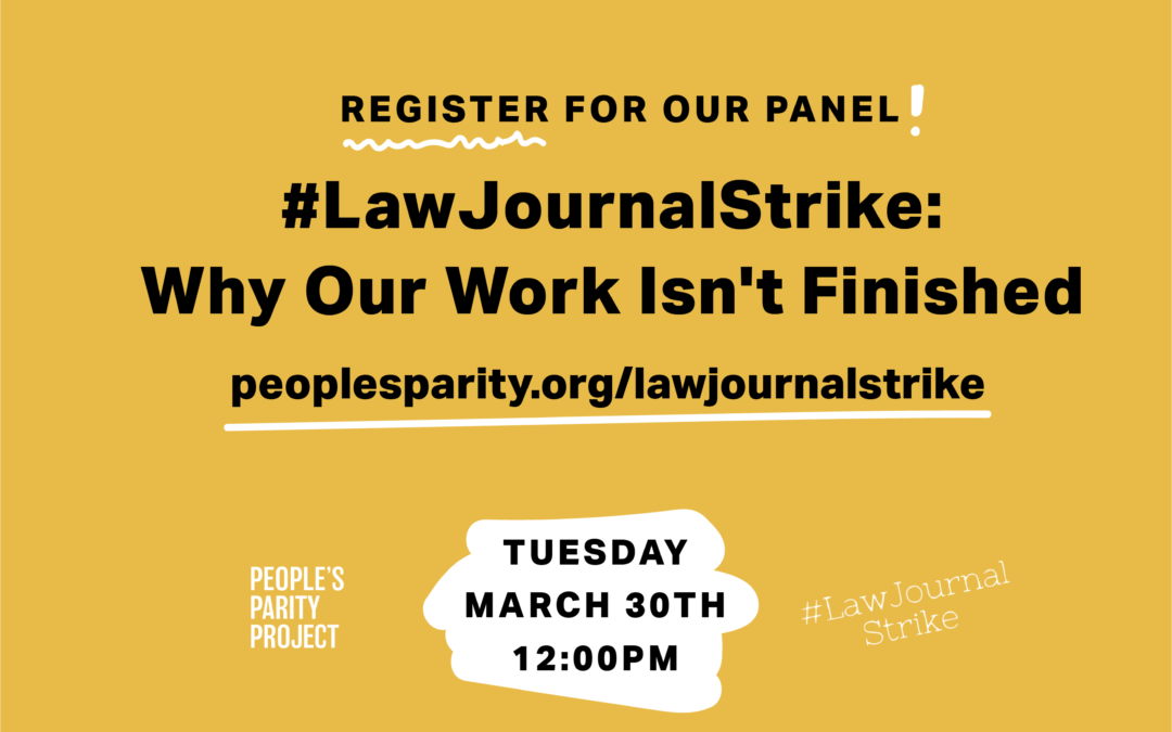 #LawJournalStrike: Why Our Work Isn’t Finished