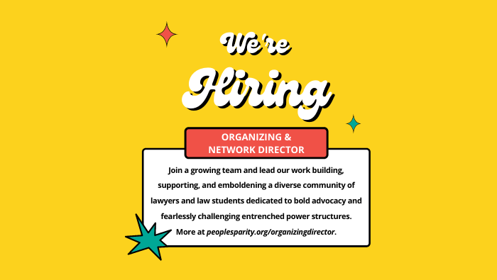 Join Our Team: Now Hiring An Organizing & Network Director