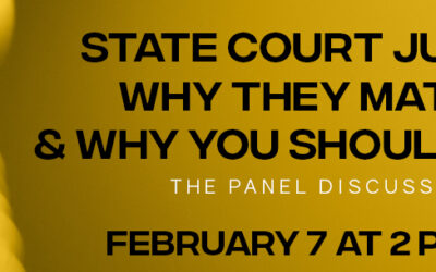 Video: State Court Judges, Why They Matter, & Why You Should Be One